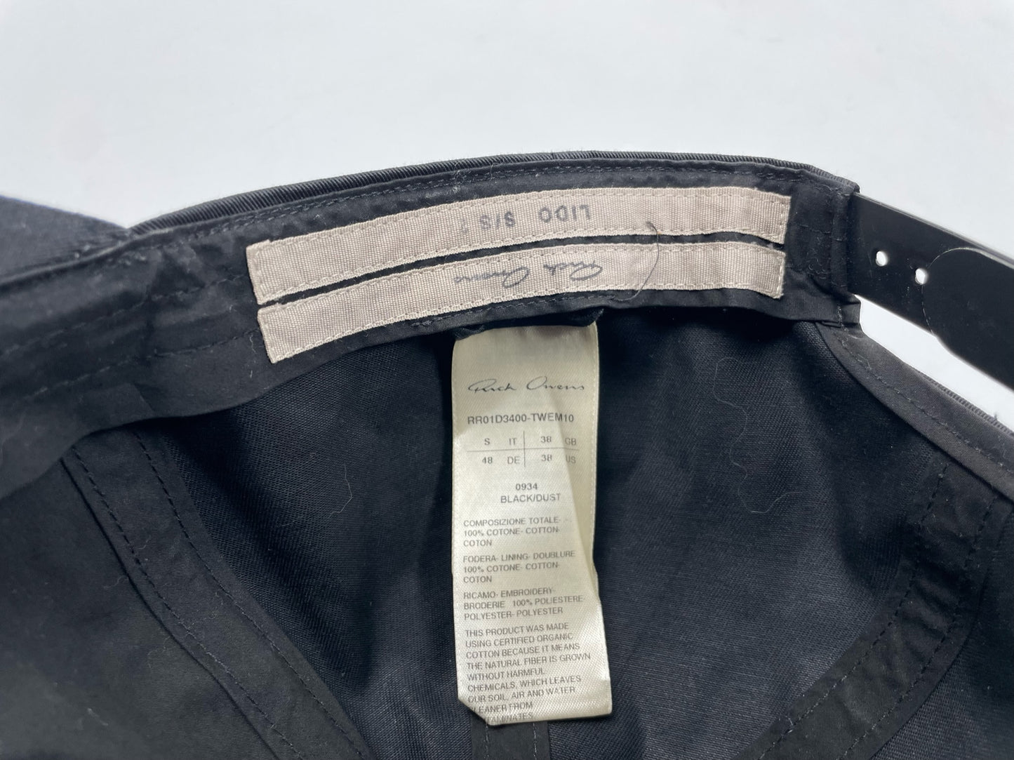 Rick Owens "HUN" Cap SS24