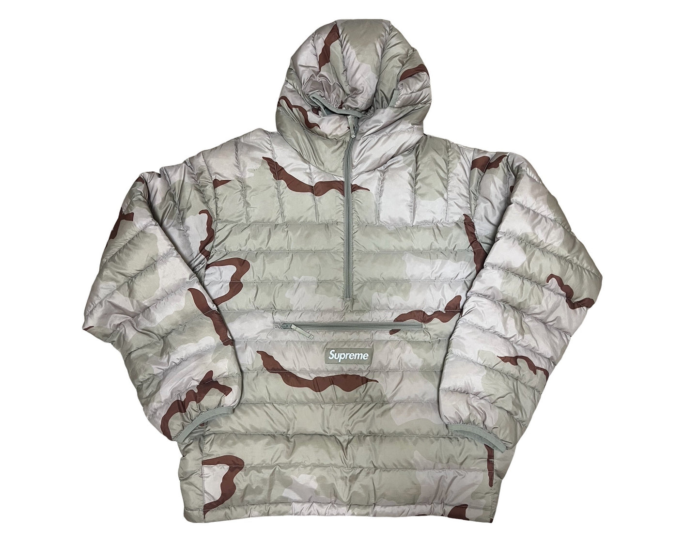 Supreme Micro Down Half Zip Hooded Pullover