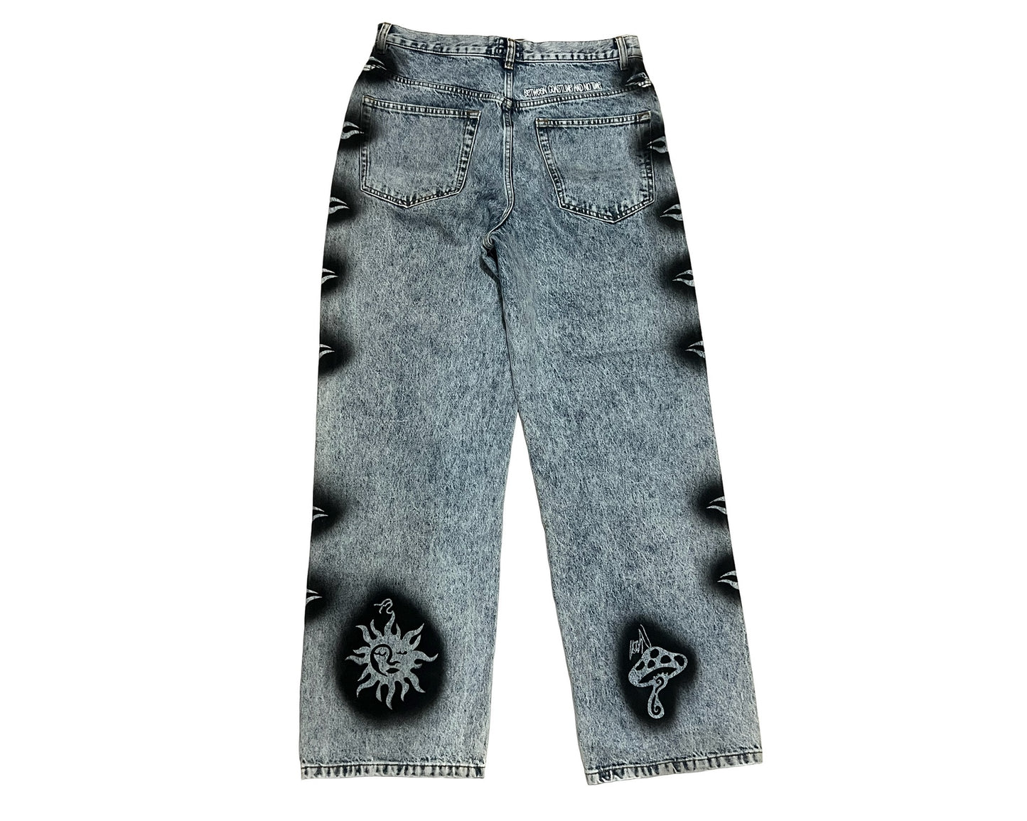 Dries Van Noten × Stussy  Stencil Denim Jeans
