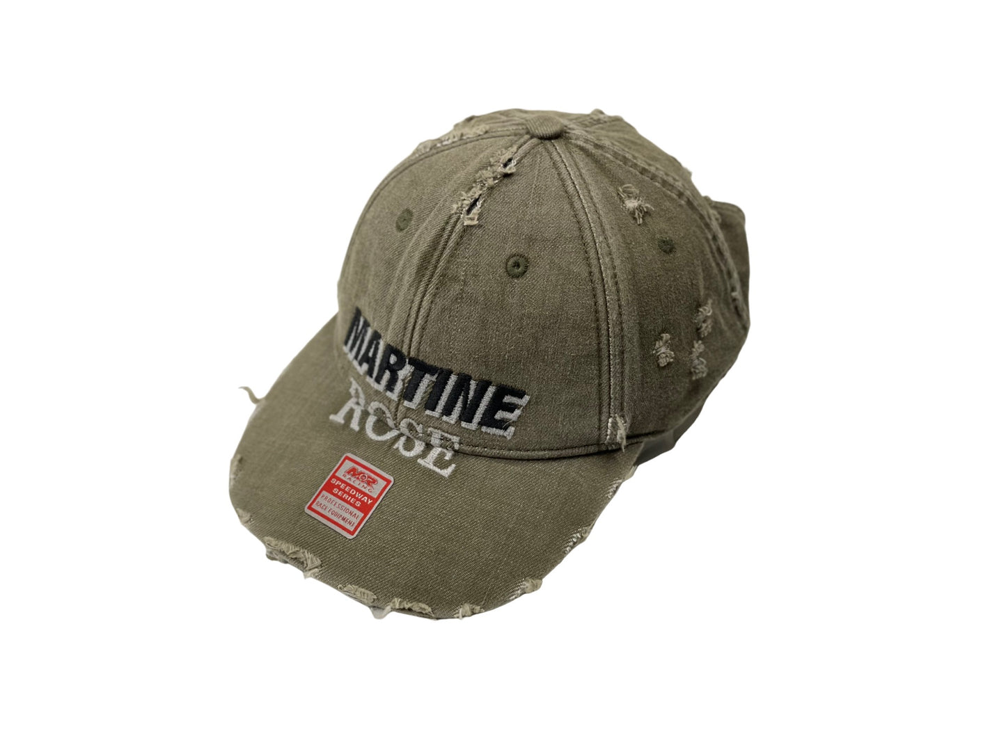 Martine Rose Distressed Baseball Cap