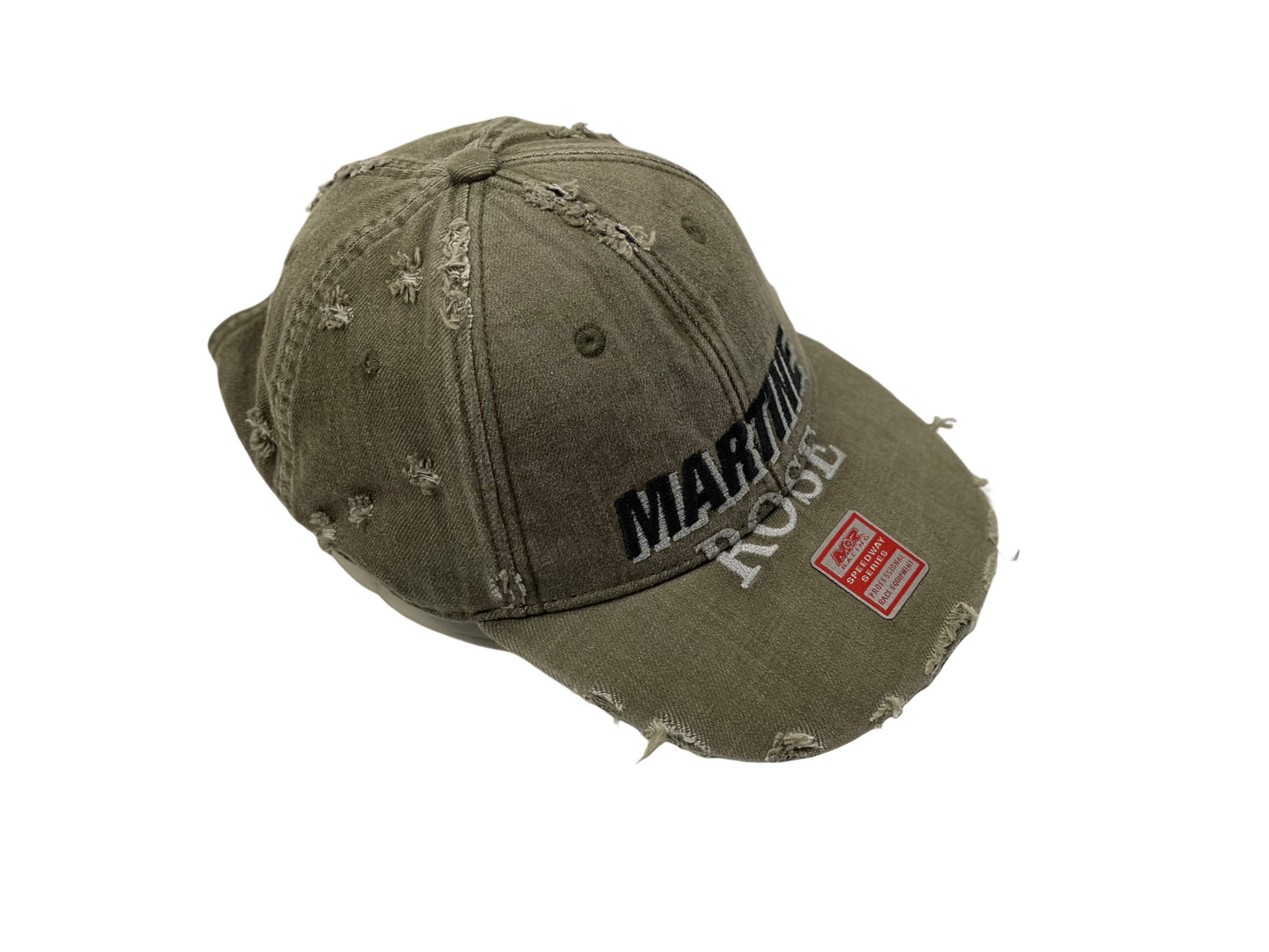 Martine Rose Distressed Baseball Cap