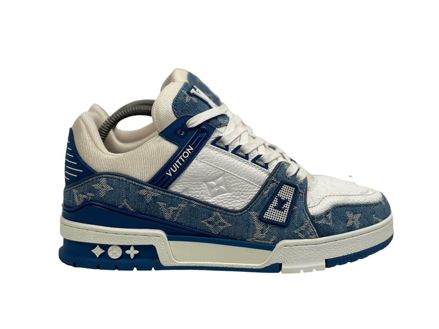 Louis Vuitton Trainer Sneakers Blue/White Denim