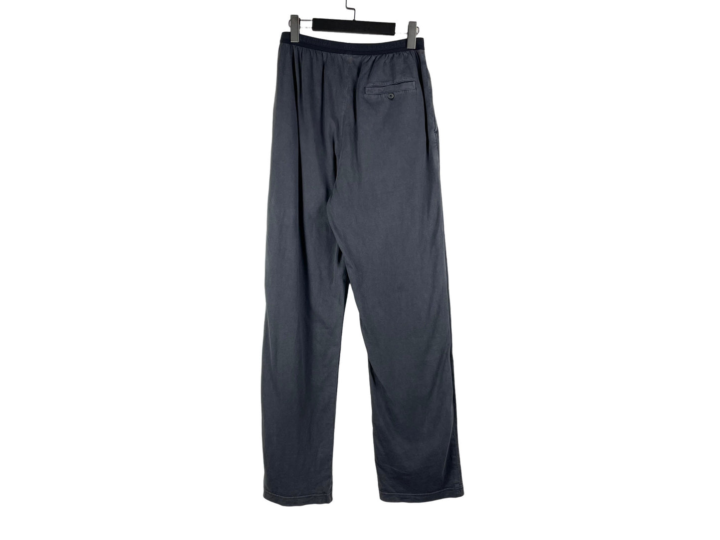 Balenciaga Washed Black Elastic Trousers