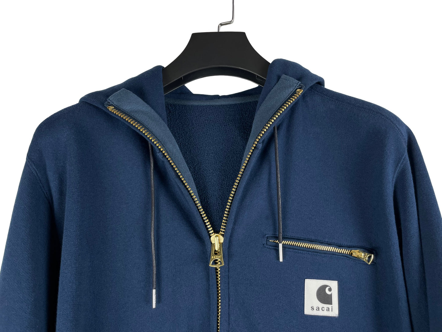Sacai x Carhartt WIP Front-zip Hoodie SS26