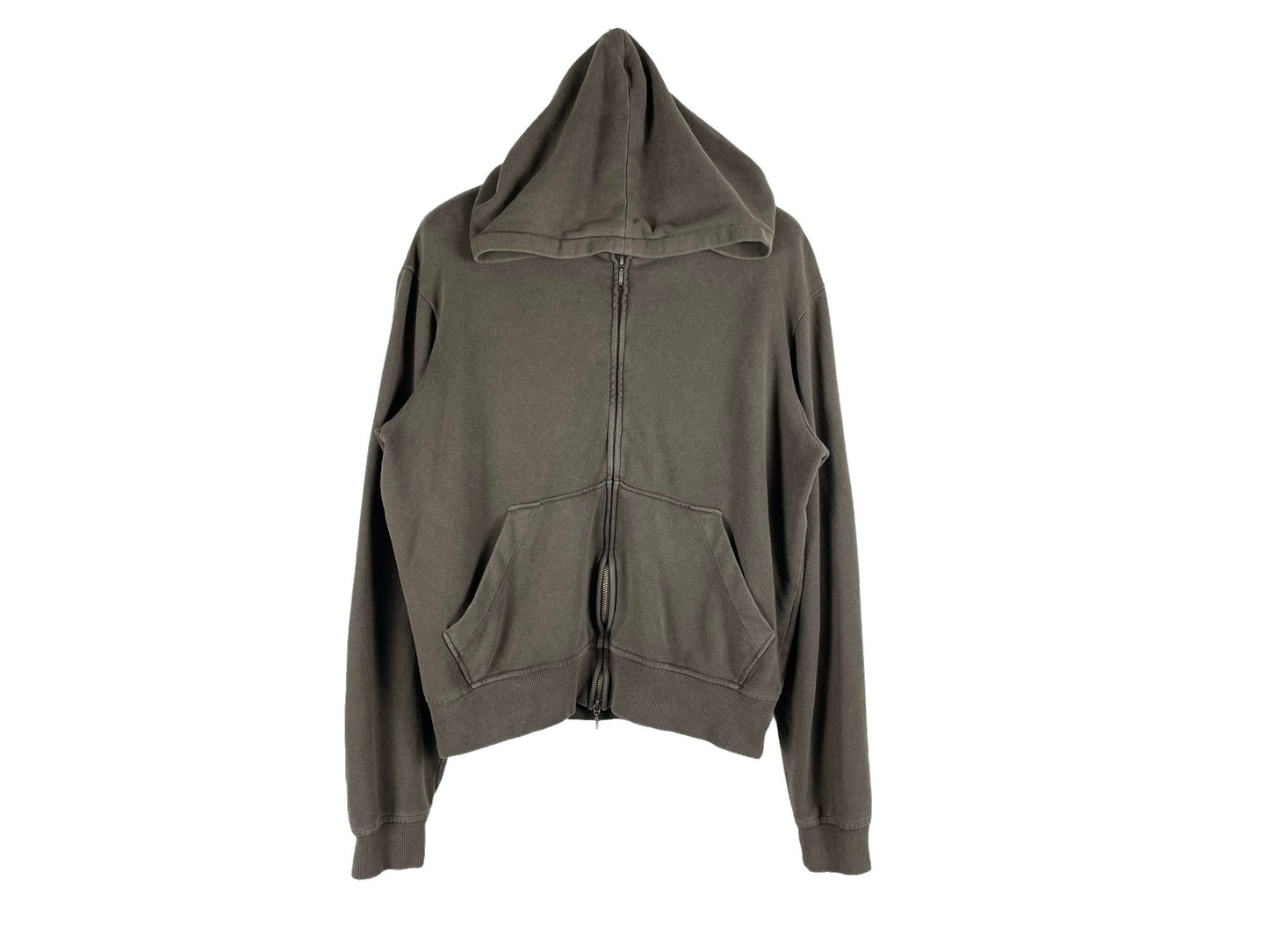 Omar Afridi Shabby Full Zipped Hoodie Brown