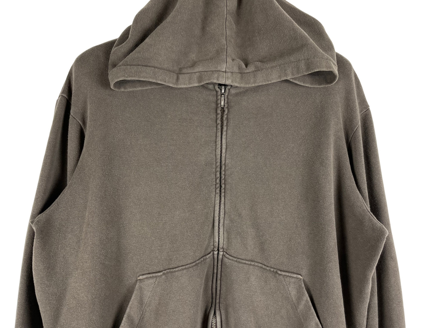 Omar Afridi Shabby Full Zipped Hoodie Brown