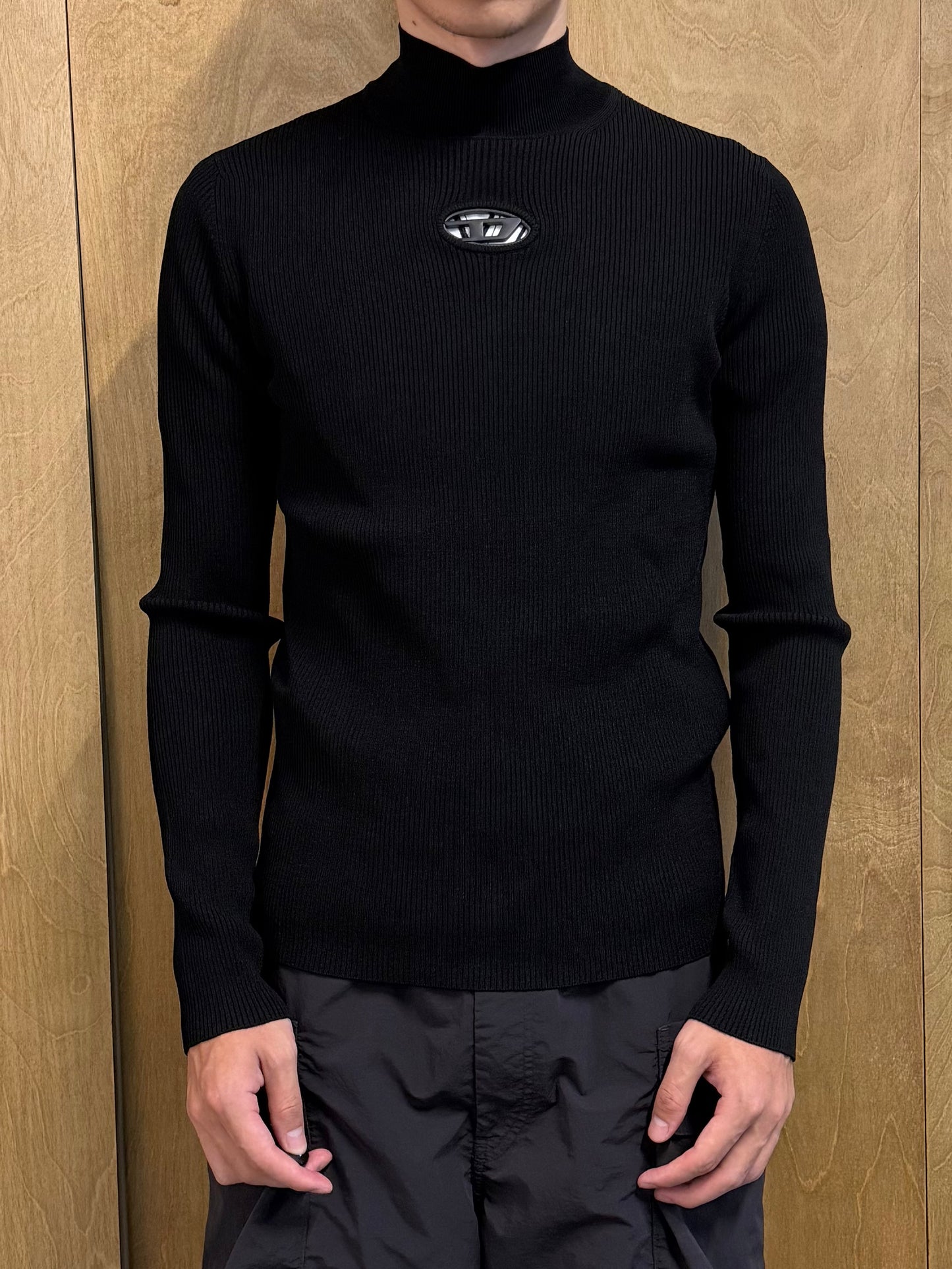 Diesel K-Zackary Mock-neck Sweater