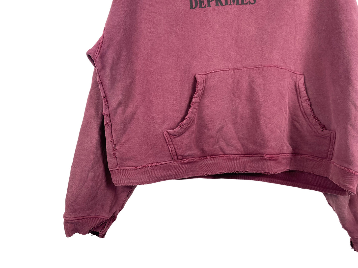 Enfants Riches Deprimes Distressed Logo Print Hoodie