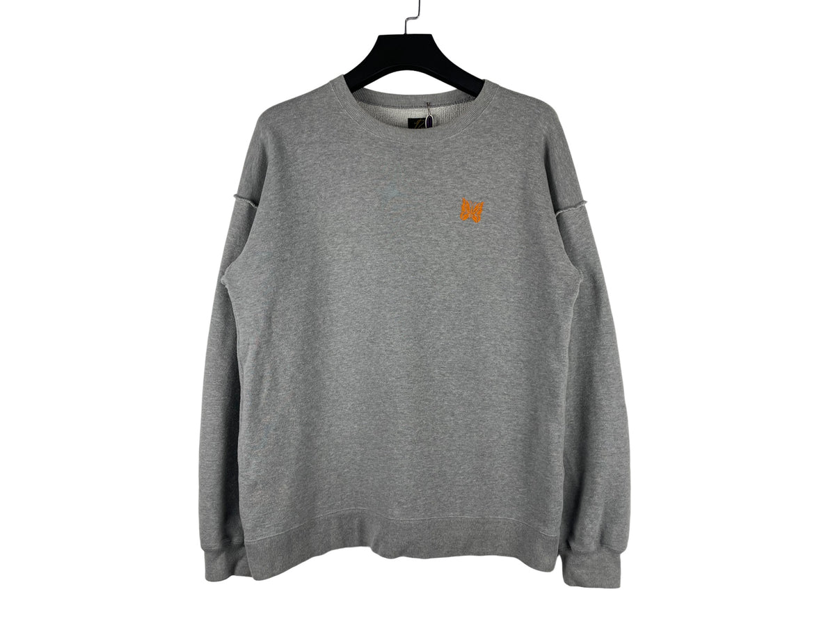 Needles Butterfly Embroidered Pullover Sweatshirt