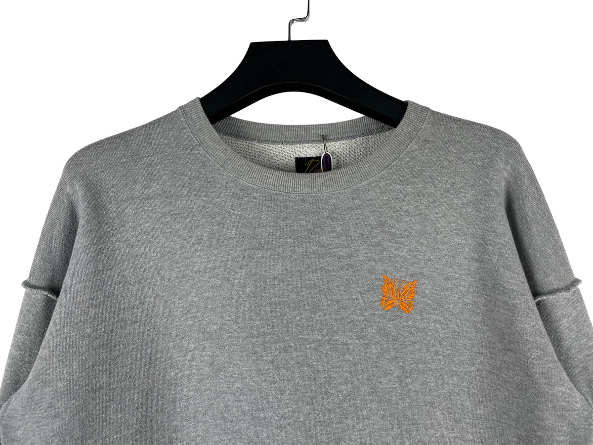 Needles Butterfly Embroidered Pullover Sweatshirt