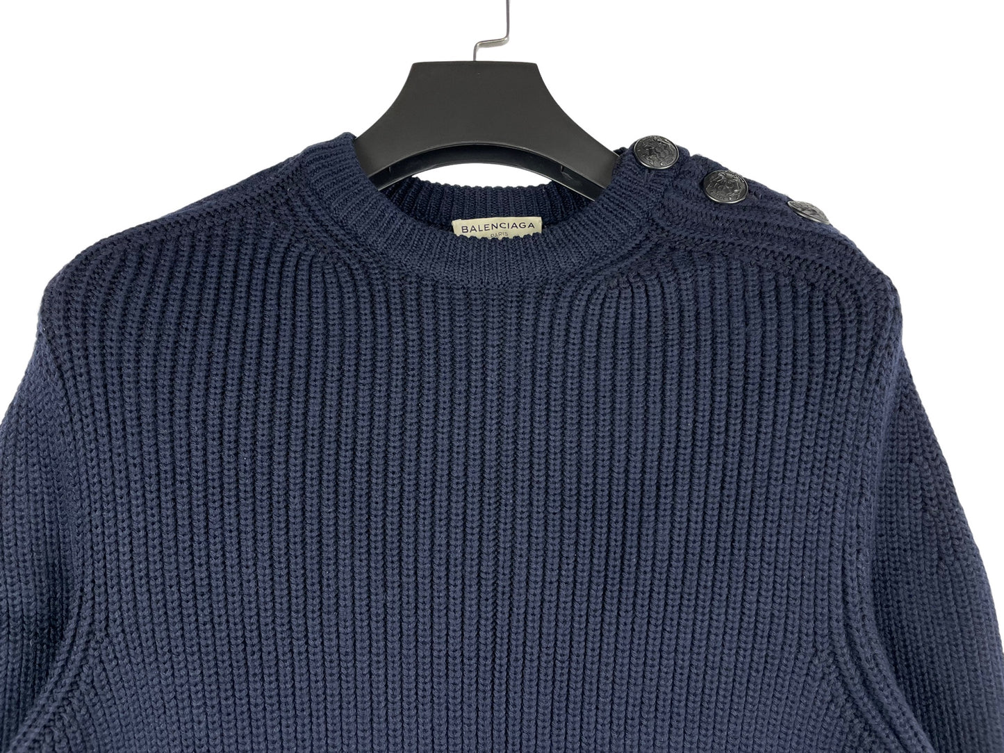 Balenciaga Button-Detail Sweater AW18