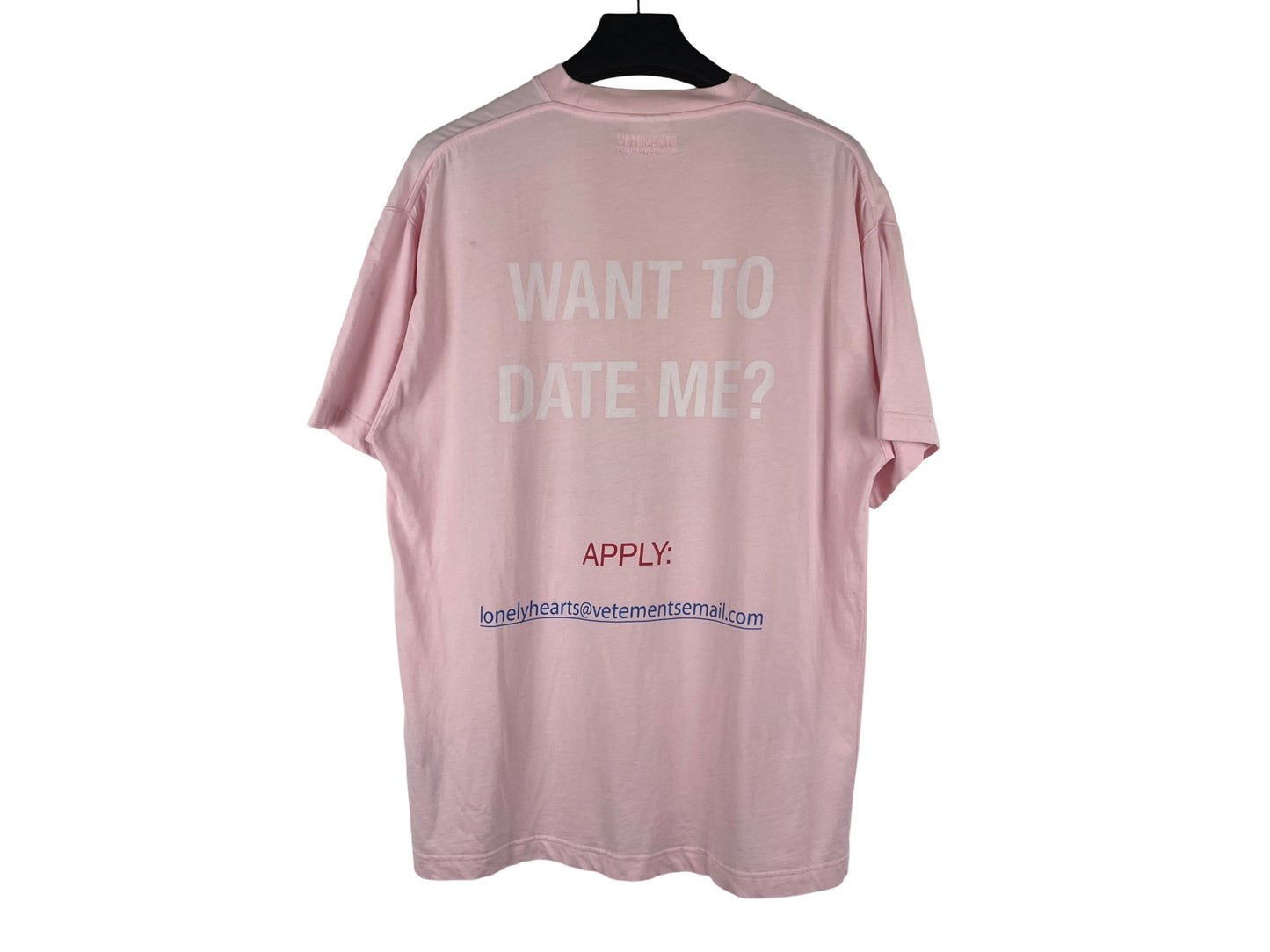 Vetements Still No Date Oversized T-Shirt SS22