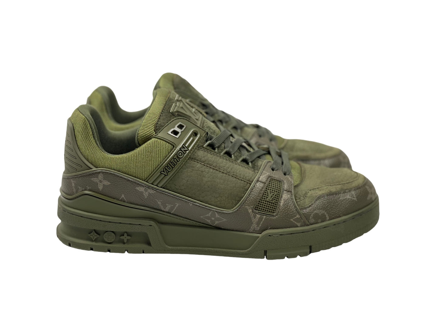 Louis Vuitton Trainer Sneakers Olive SS25