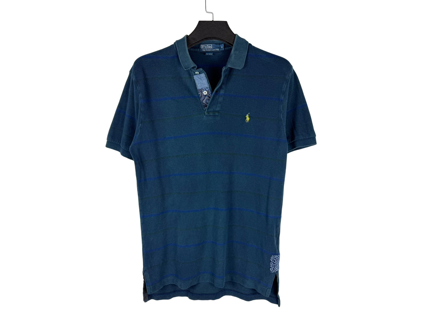 Polo Ralph Lauren Vintage Indigo Striped Polo Shirt
