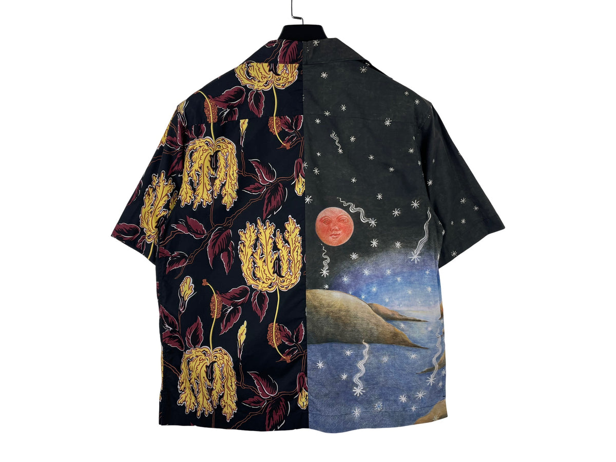 Prada Impossible True Love Printed Short-Sleeve Shirt FW18