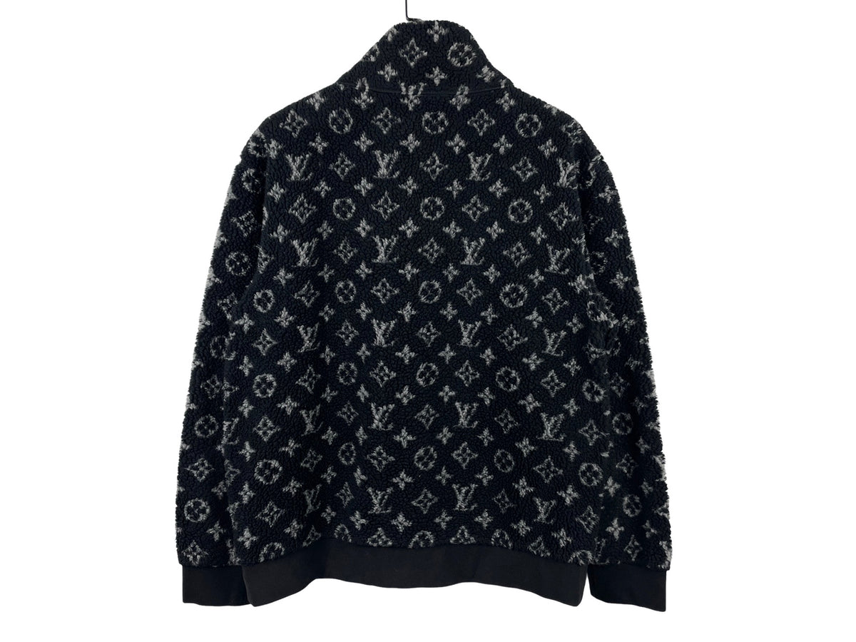 Louis Vuitton Monogram Fleece Zip Jacket