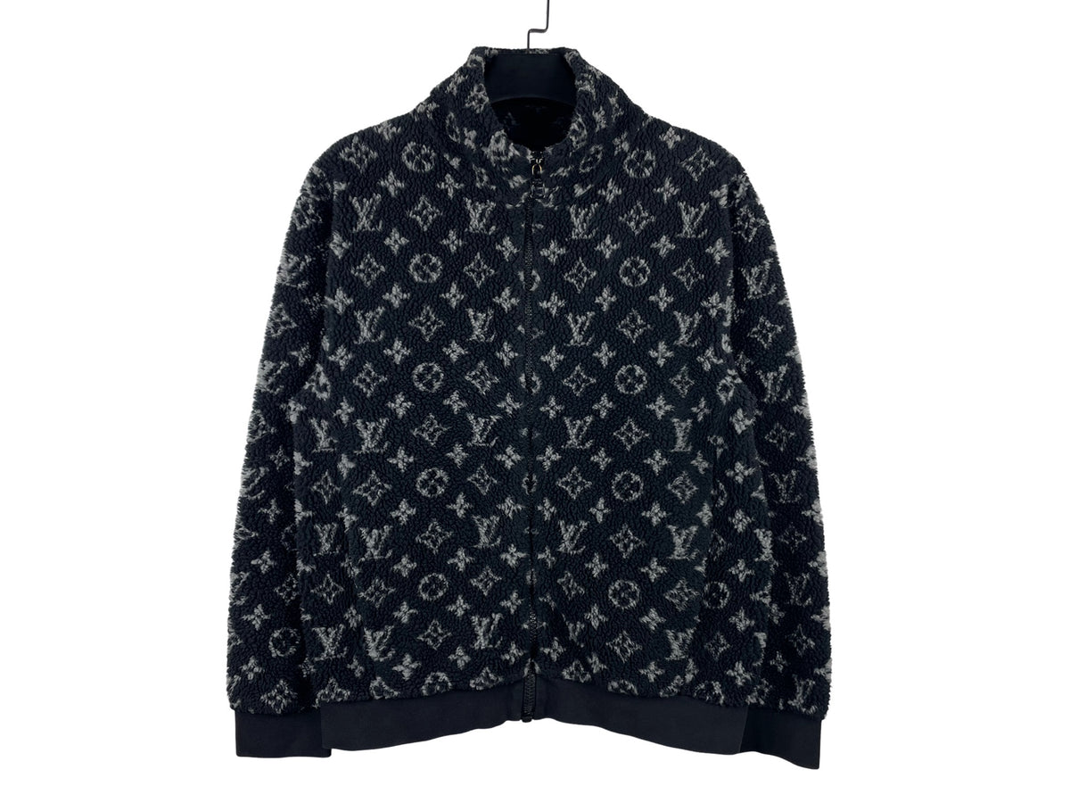 Louis Vuitton Monogram Fleece Zip Jacket
