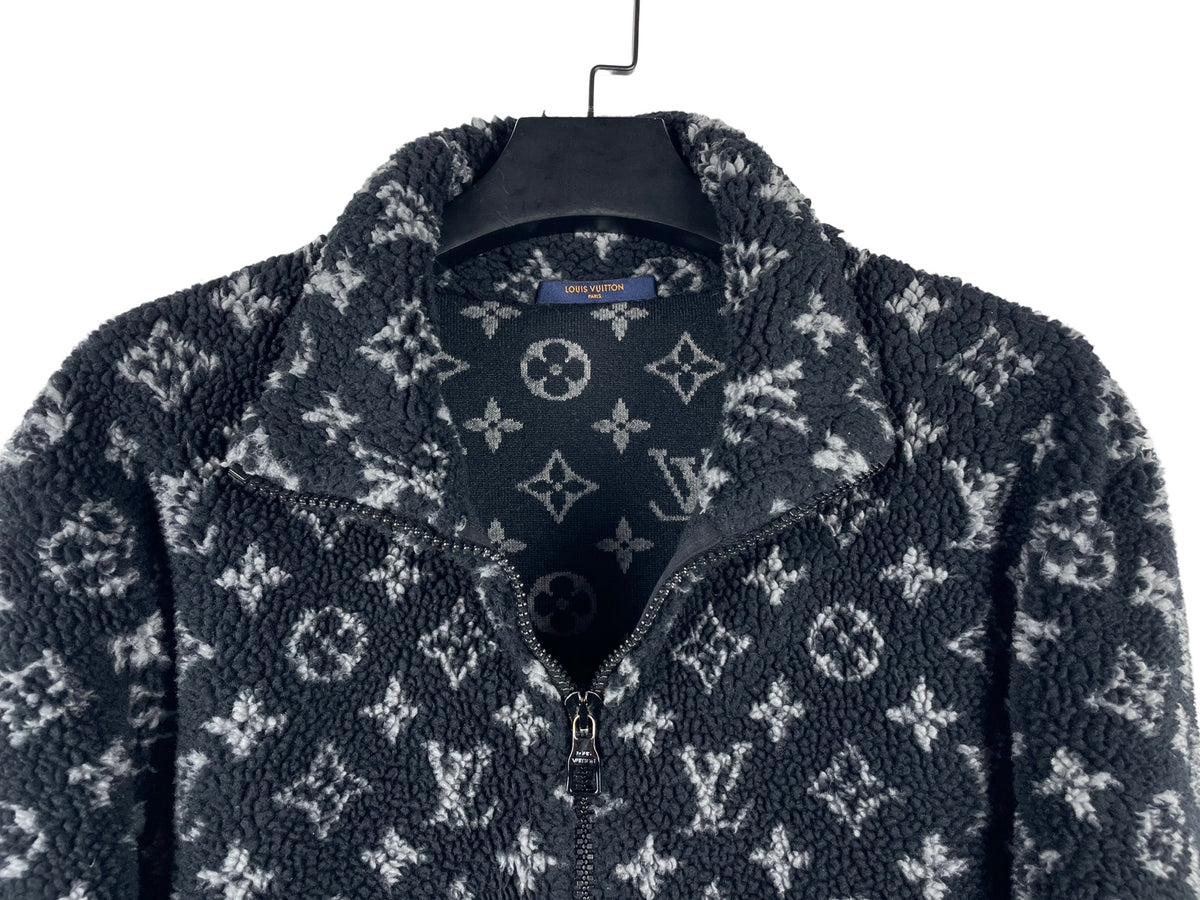 Louis Vuitton Monogram Fleece Zip Jacket
