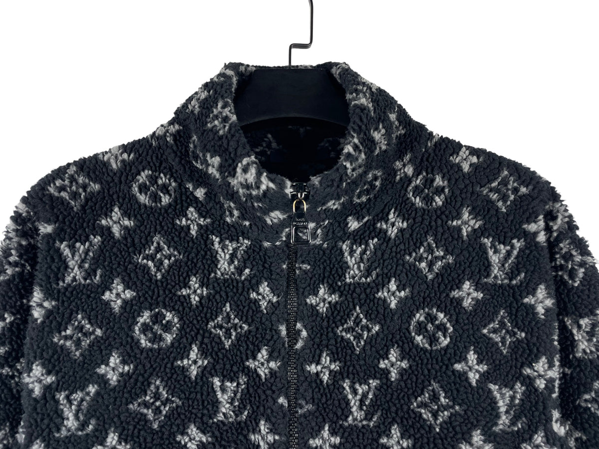 Louis Vuitton Monogram Fleece Zip Jacket