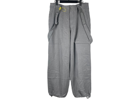 Y-3 Yohji Yamamoto Washed Twill Suspender Pants