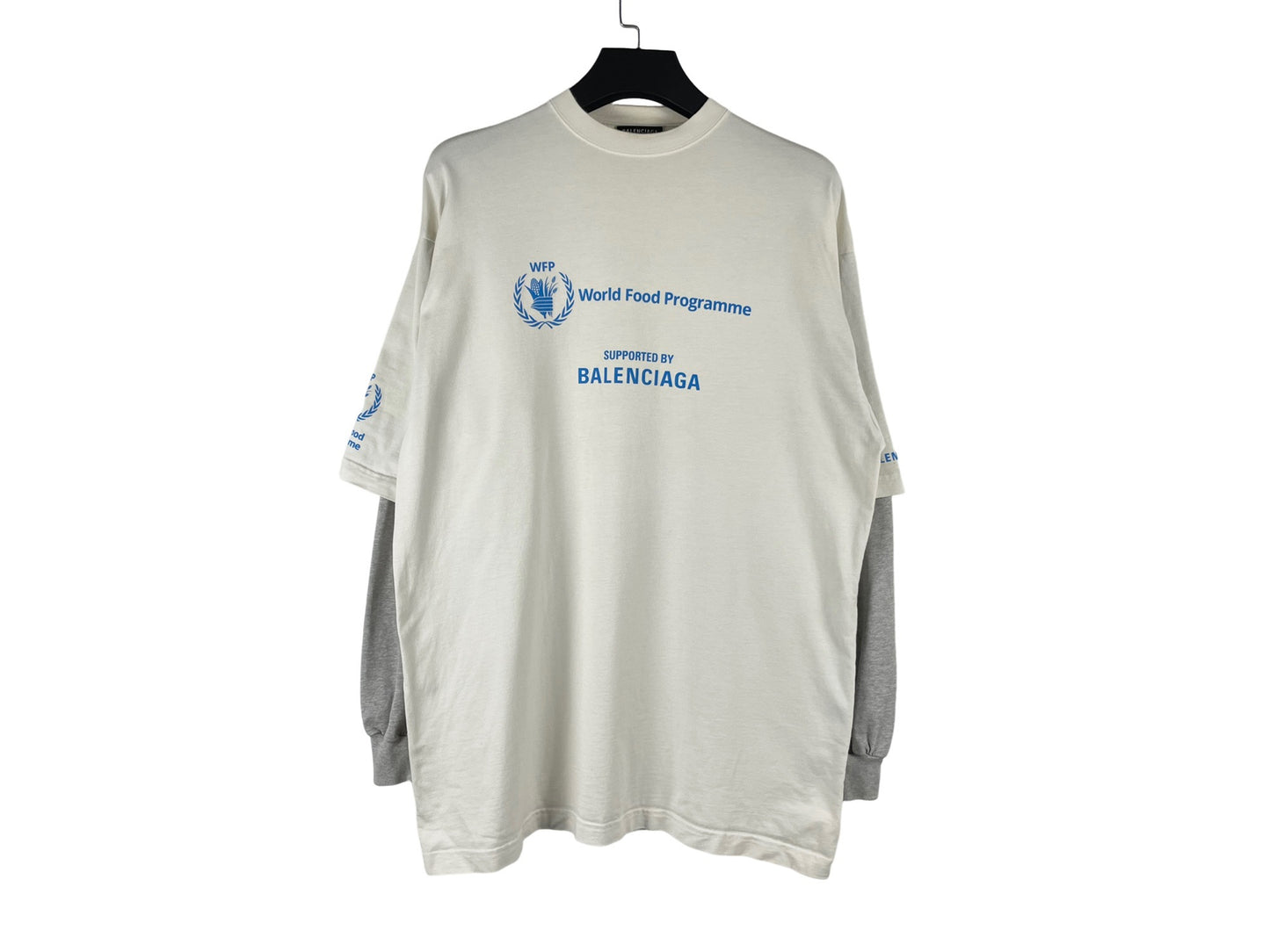 Balenciaga World Food Programme Layered Long Sleeve