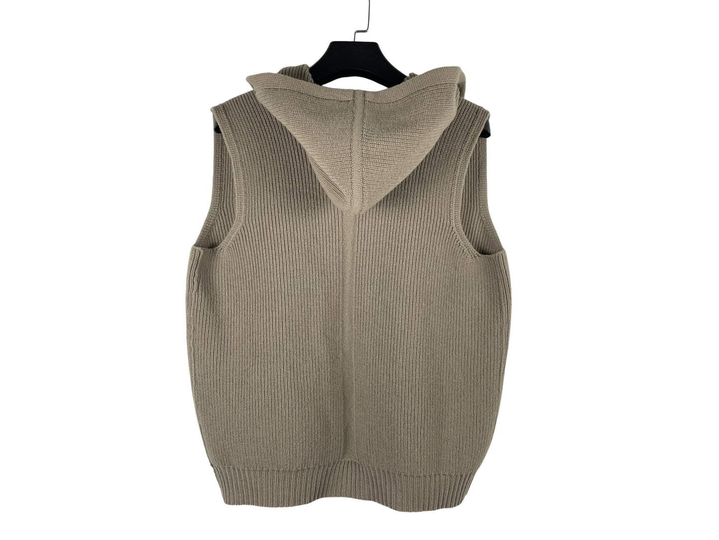 Rick Owens Sleeveless Wool Hooded Cardigan FW24