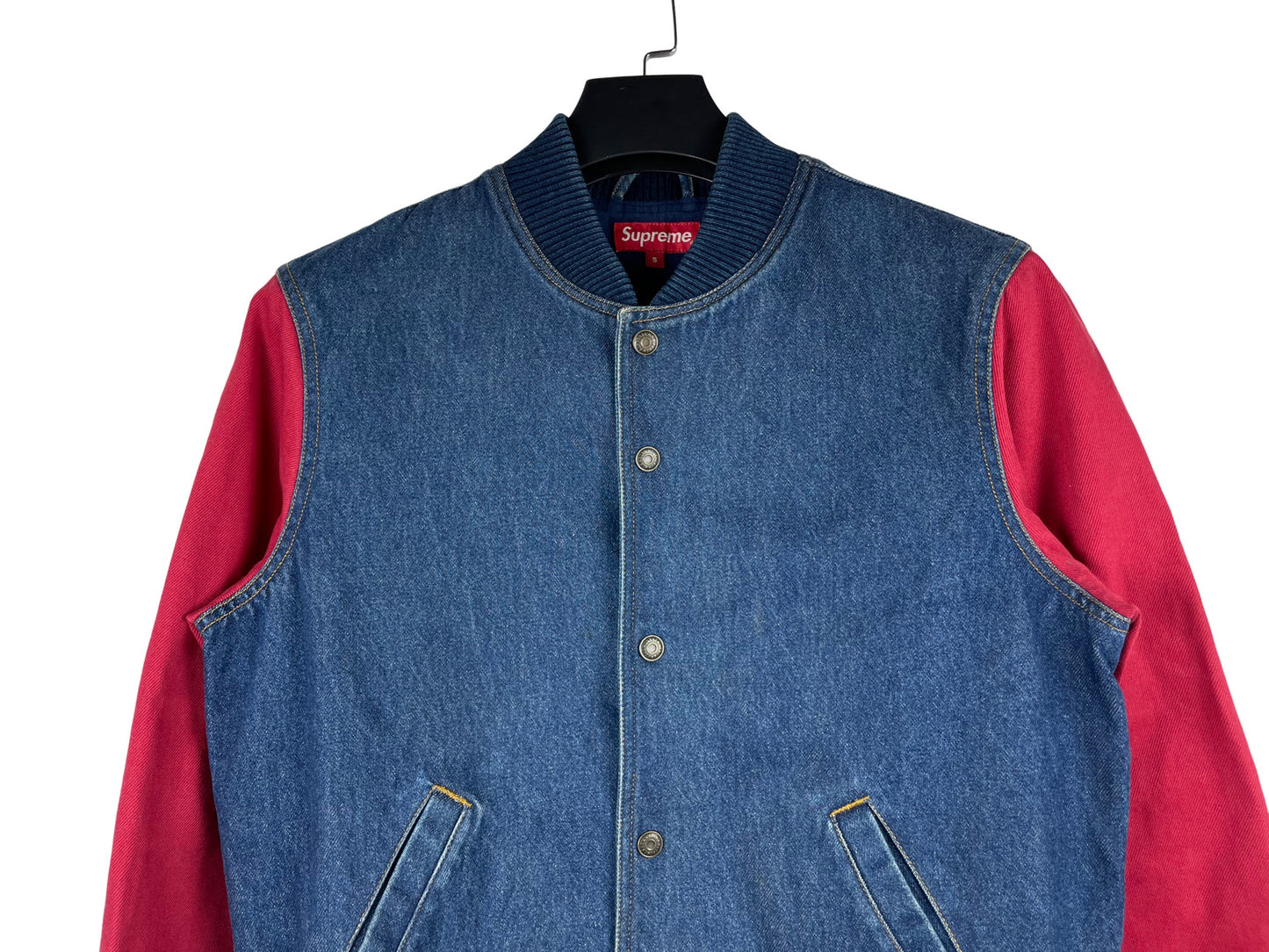 Supreme Denim Varsity Jacket