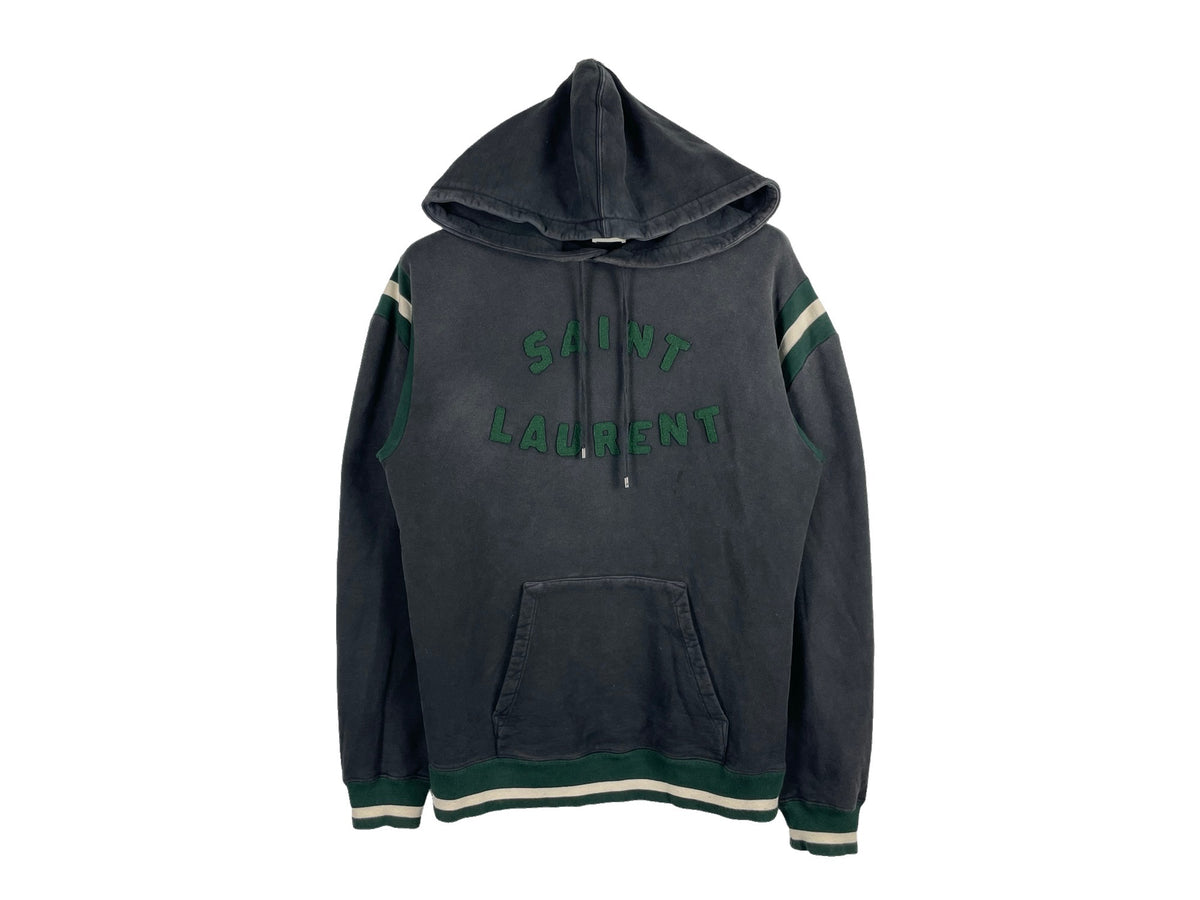 Saint Laurent SS22 Felt Letter Oversized Hoodie