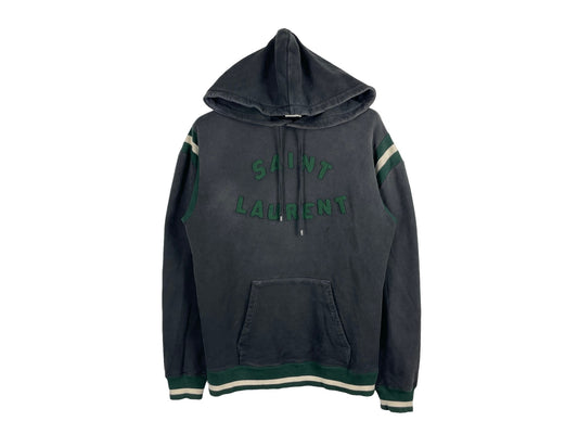 Saint Laurent SS22 Felt Letter Oversized Hoodie