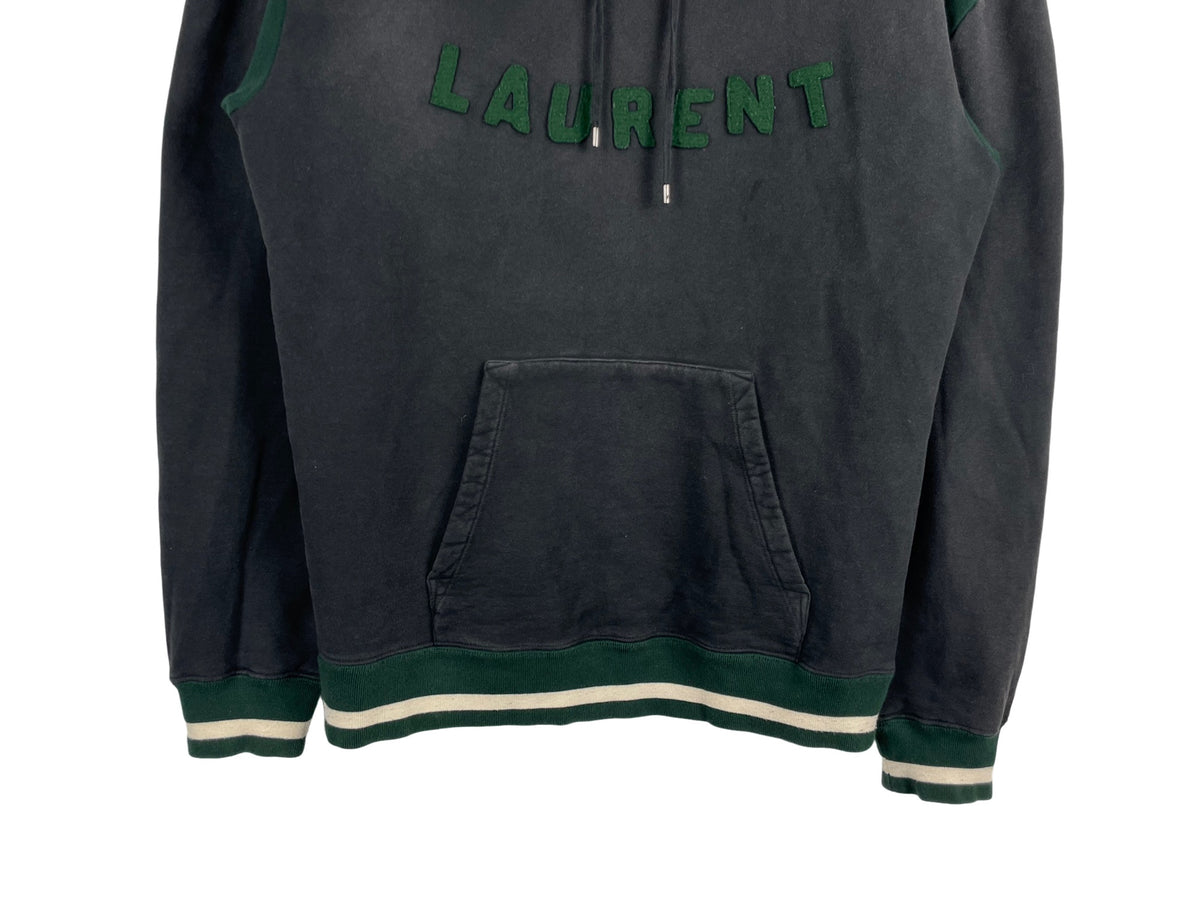 Saint Laurent SS22 Felt Letter Oversized Hoodie