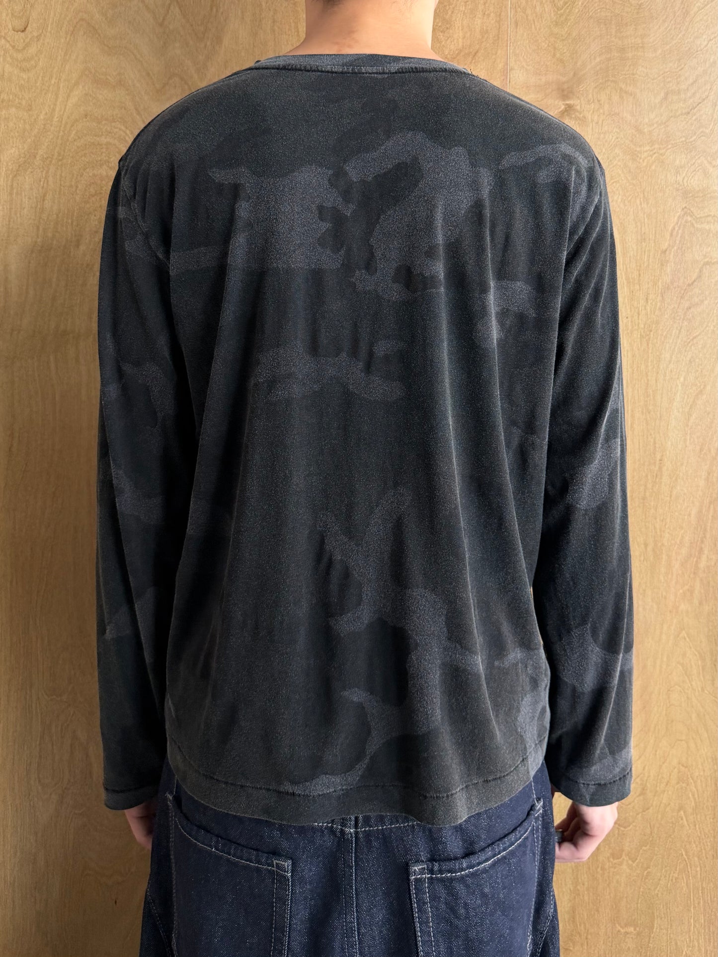 Faded Camo Long Sleeve Tee