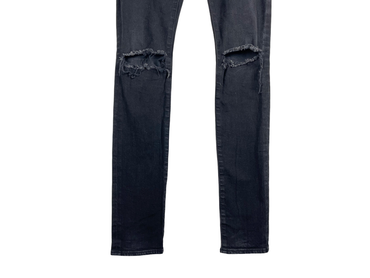 Saint Laurent FW16 D02 Distressed Knee Jeans
