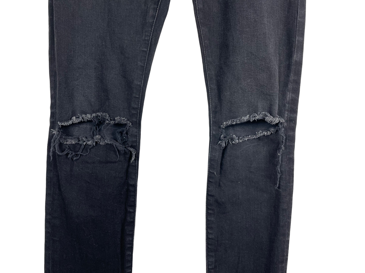 Saint Laurent FW16 D02 Distressed Knee Jeans