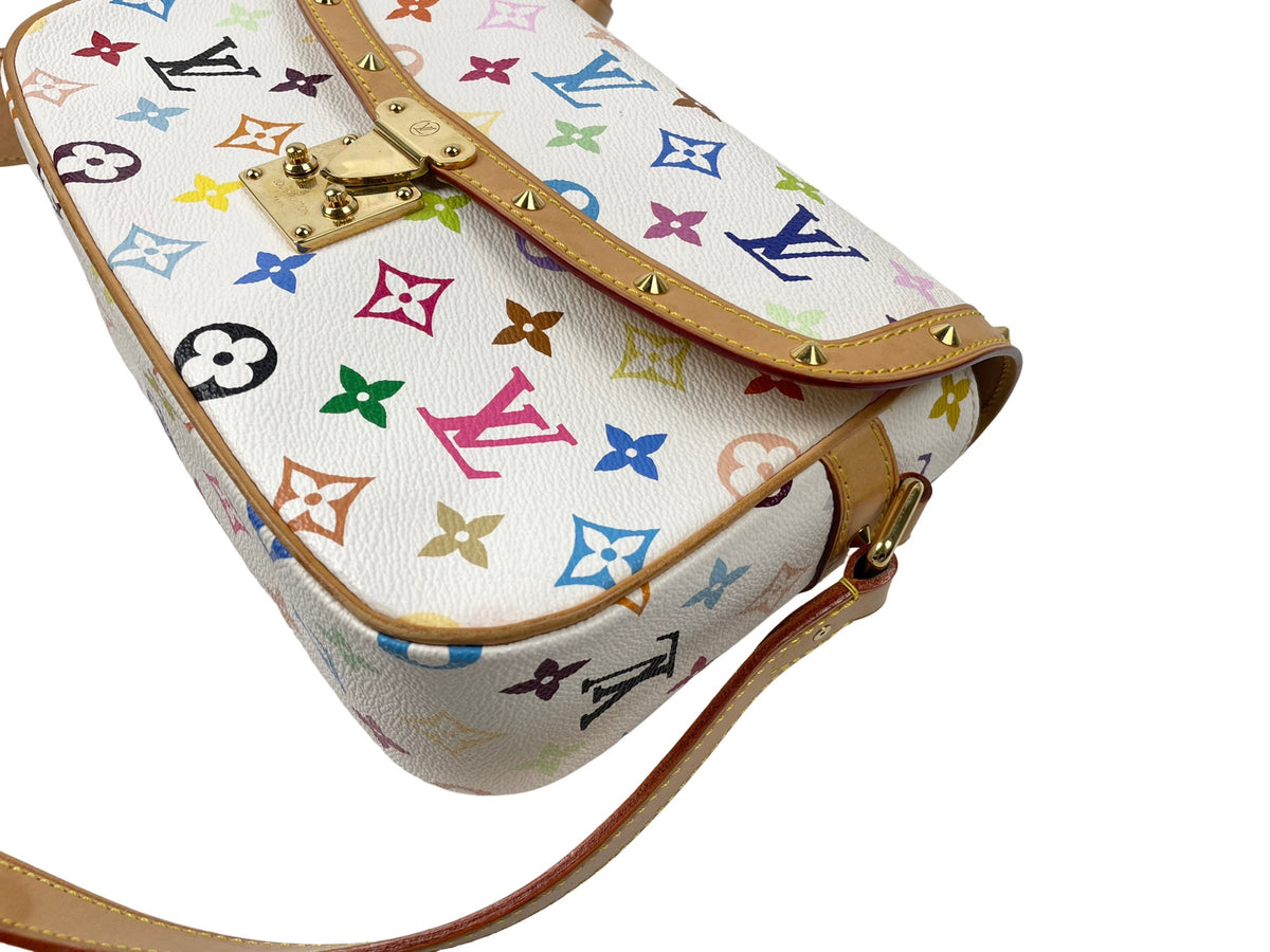 Louis Vuitton x Takashi Murakami Monogram Multicolore Sologne Messenger Bag