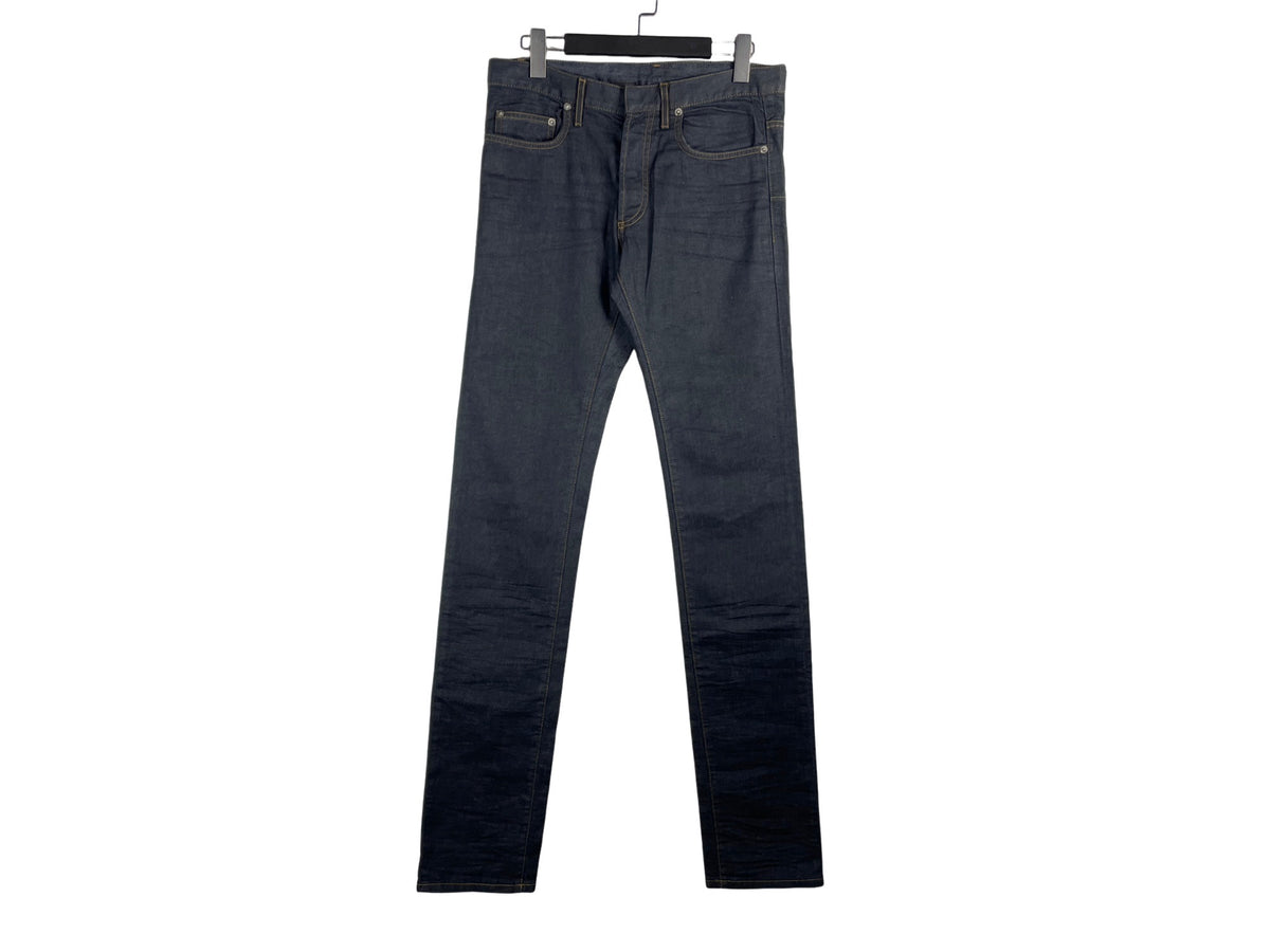 Dior Homme FW07 Raw Denim Slim Straight Jeans