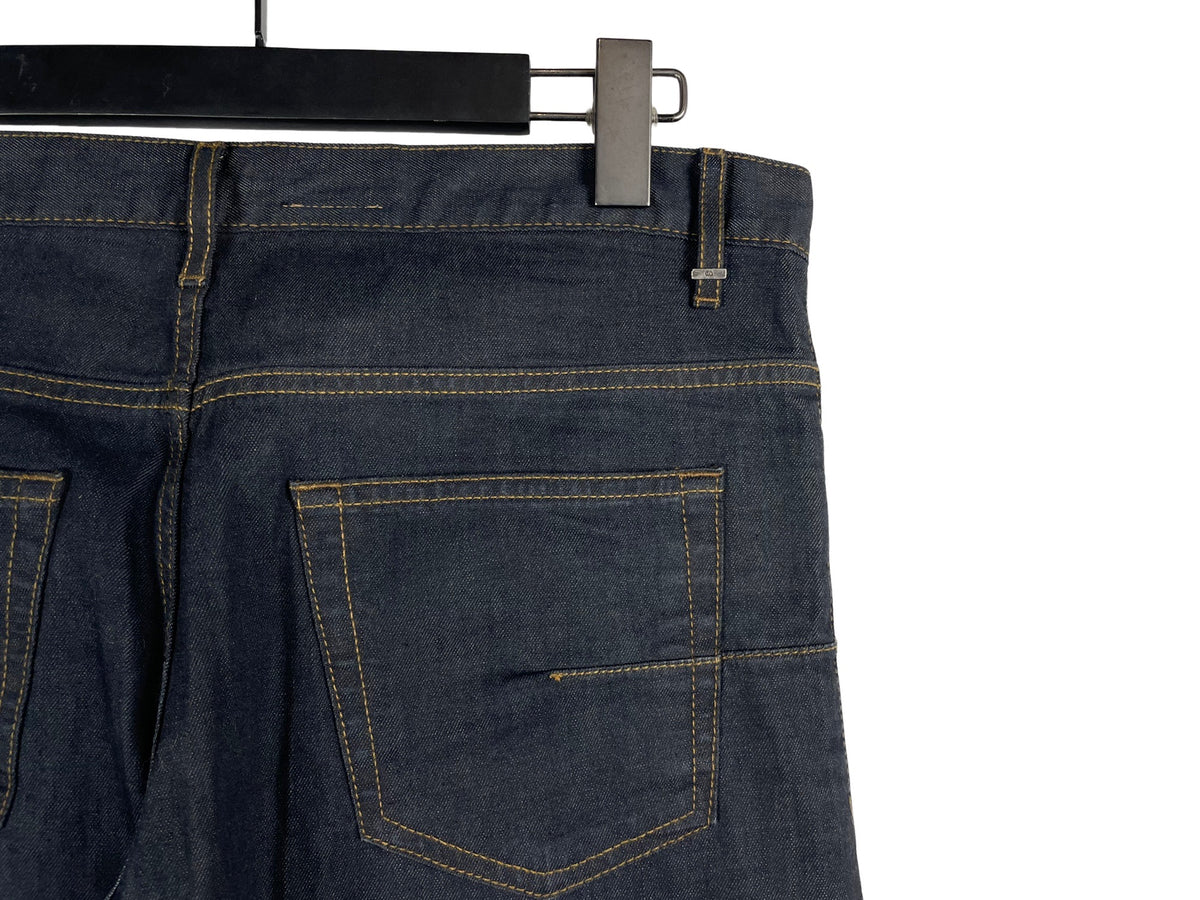 Dior Homme FW07 Raw Denim Slim Straight Jeans