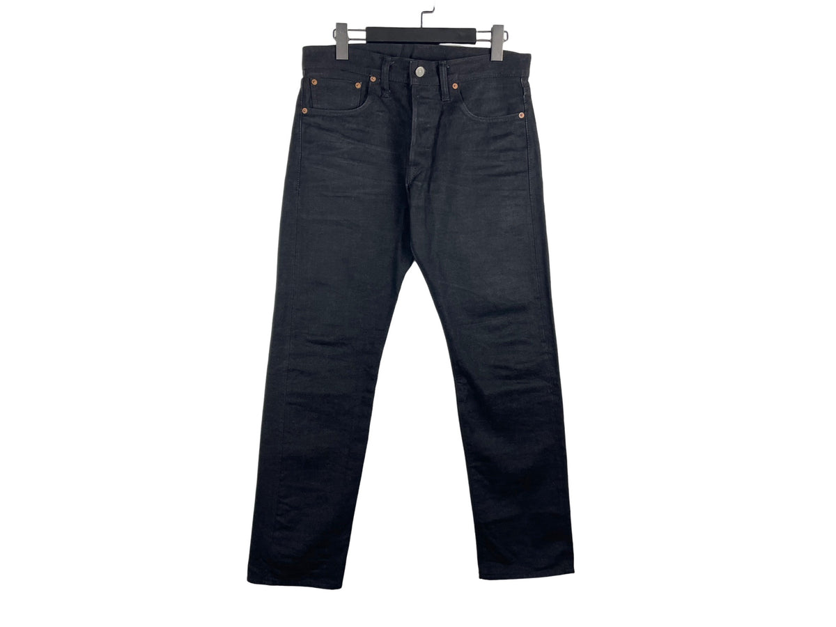 RRL Double RL Slim Fit Black Selvedge Jeans