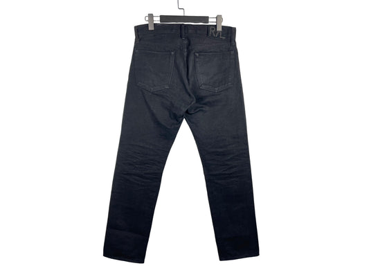 RRL Double RL Slim Fit Black Selvedge Jeans