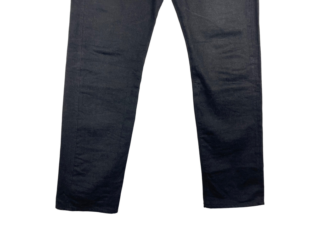 RRL Double RL Slim Fit Black Selvedge Jeans