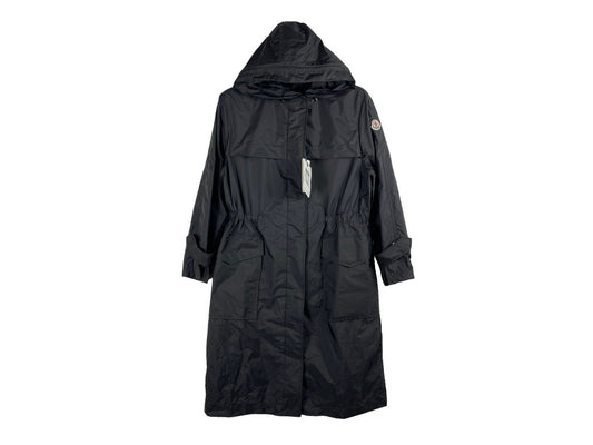 Moncler Long Hooded Windbreaker Coat