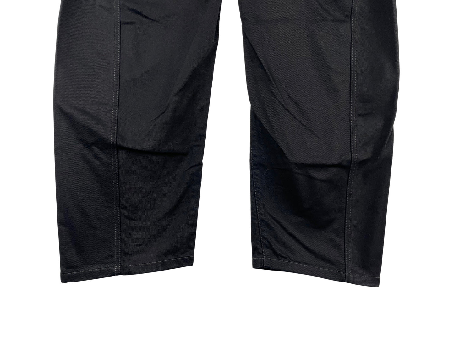 Lemaire Black Twisted Belted Wide-leg Jeans