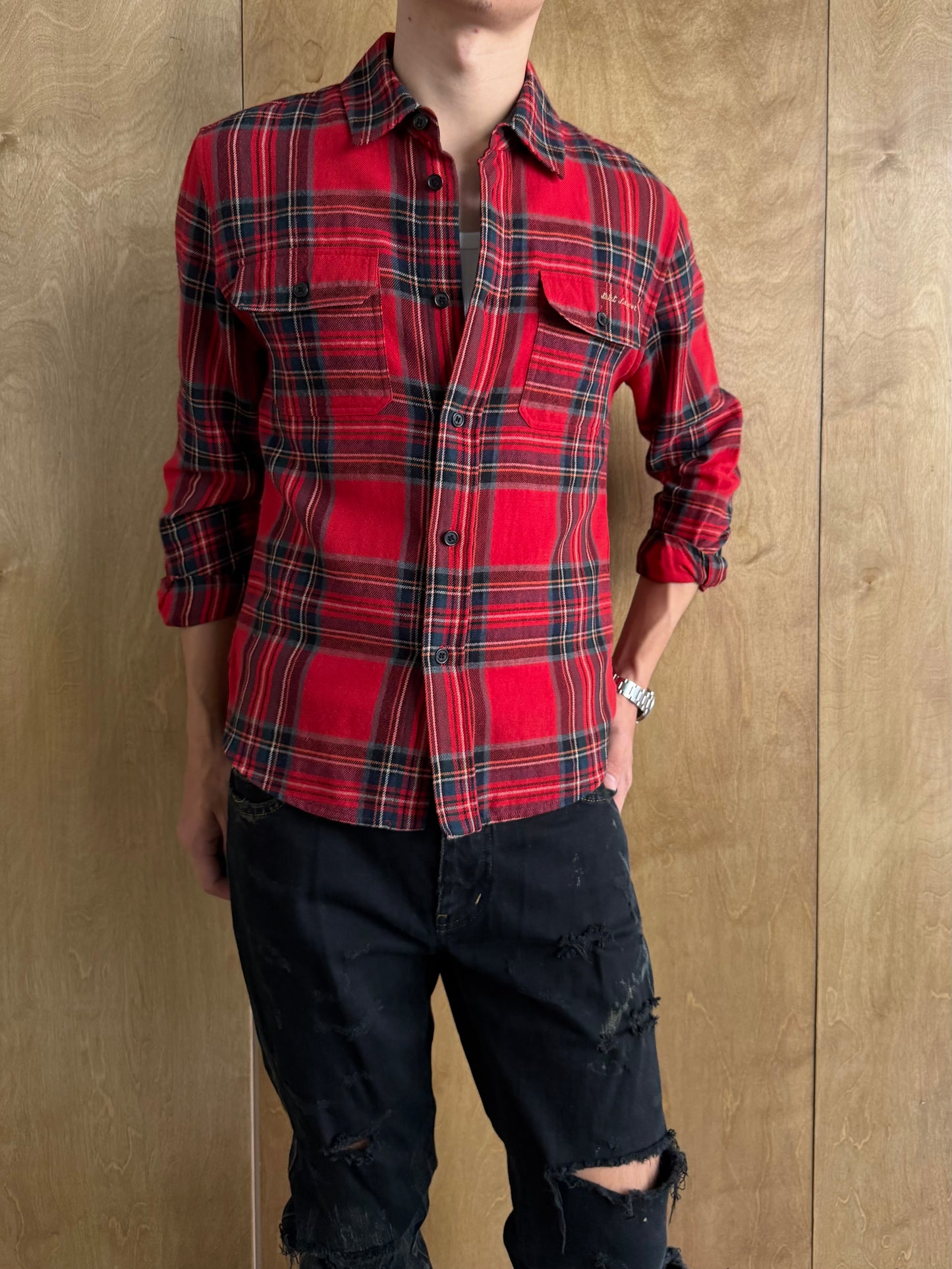 Saint Laurent Plaid Shirt AW20