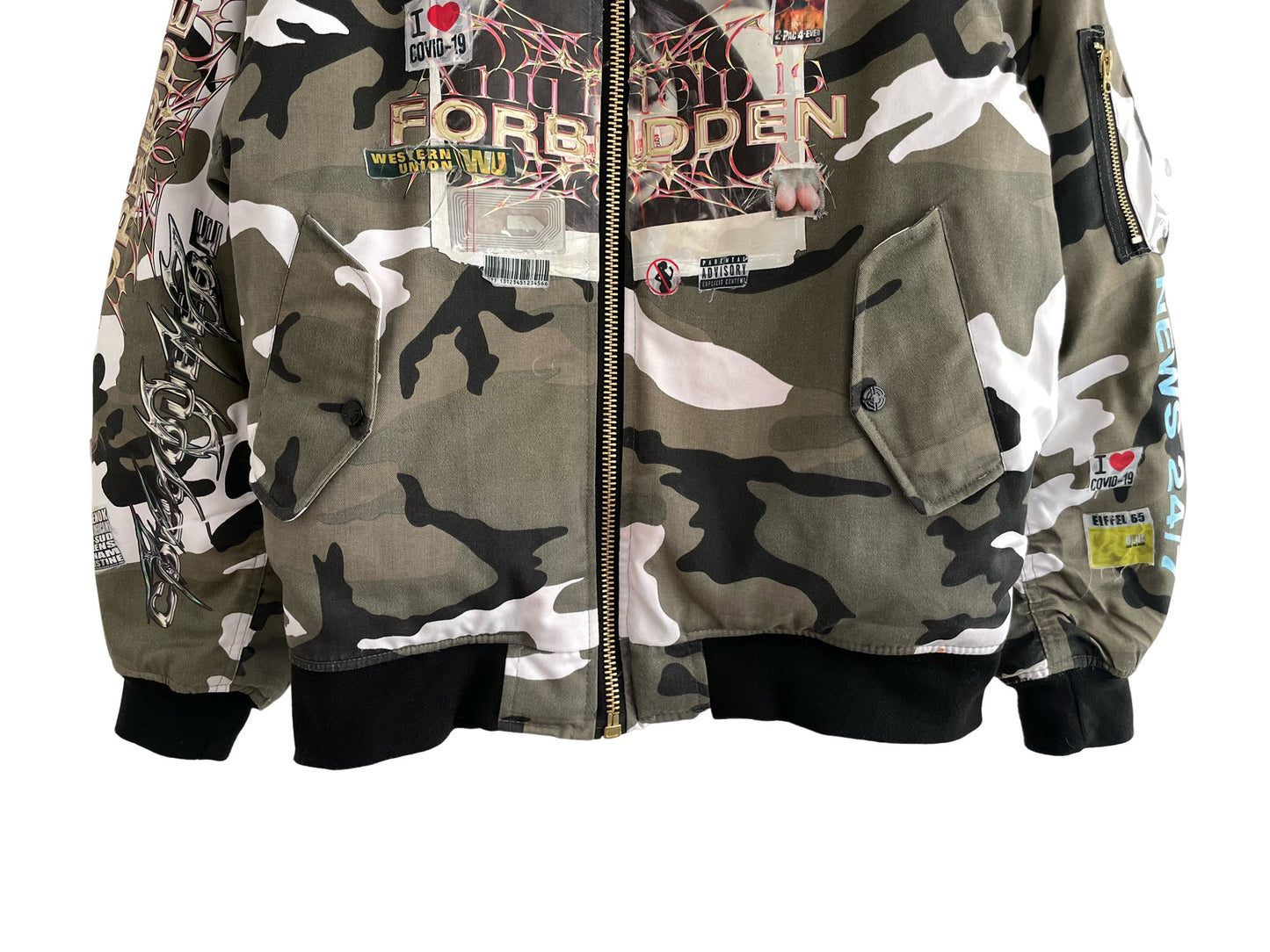 Coucoubebe Patches Camo Bomber Jacket