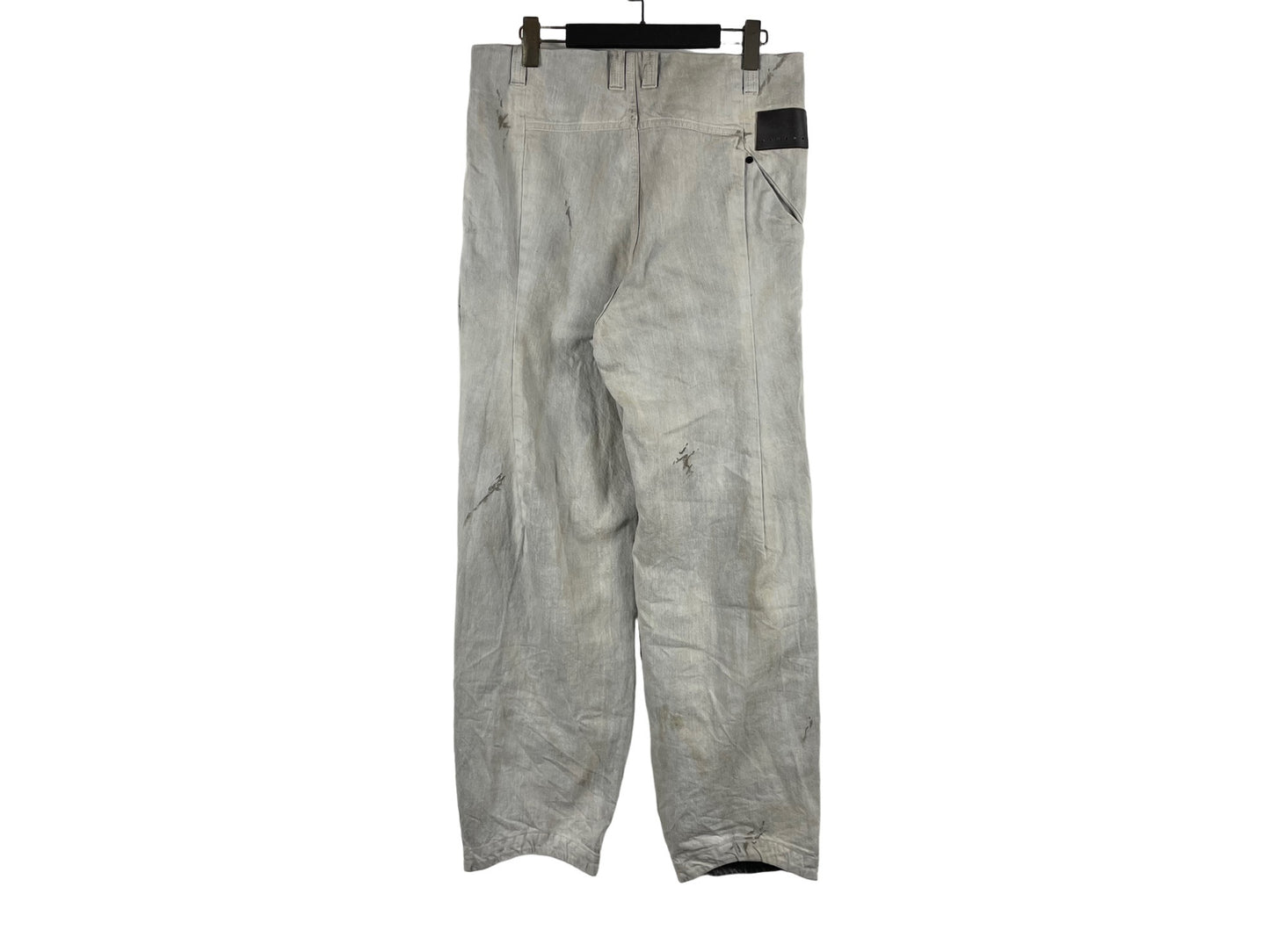 Devoa Baggy Pants Bleached Denim