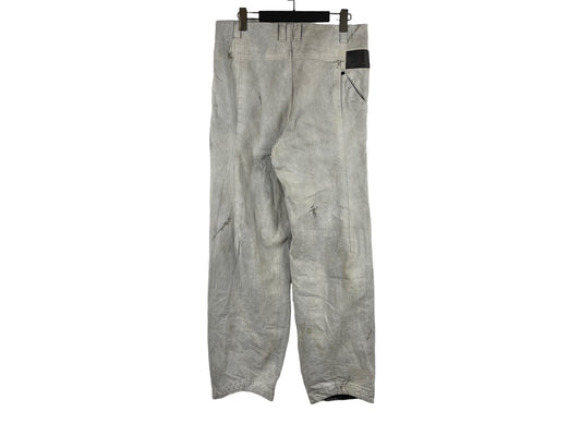 Devoa Baggy Pants Bleached Denim