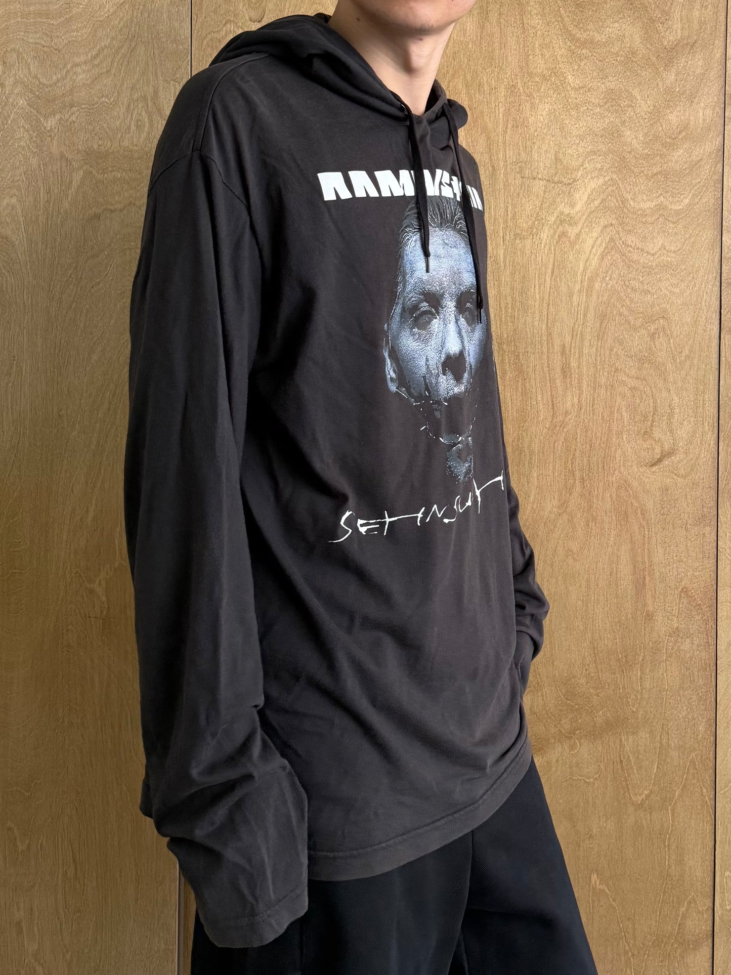Vetements Rammstein Hooded Long Sleeve AW18