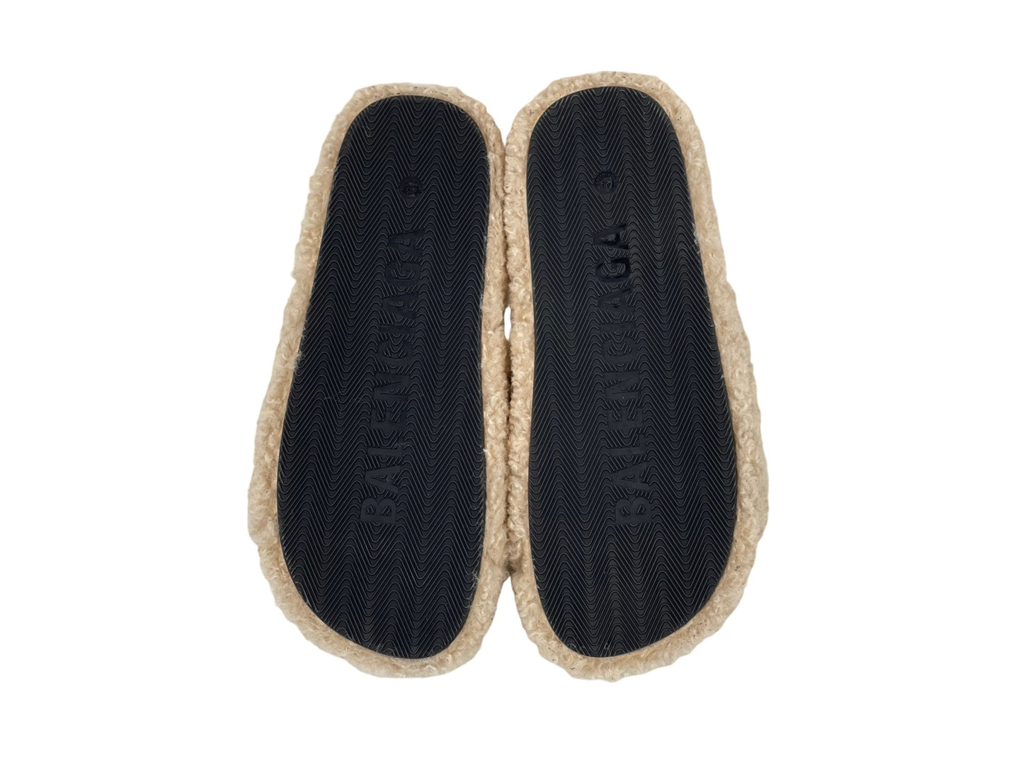 Balenciaga Wave Logo Furry Slides