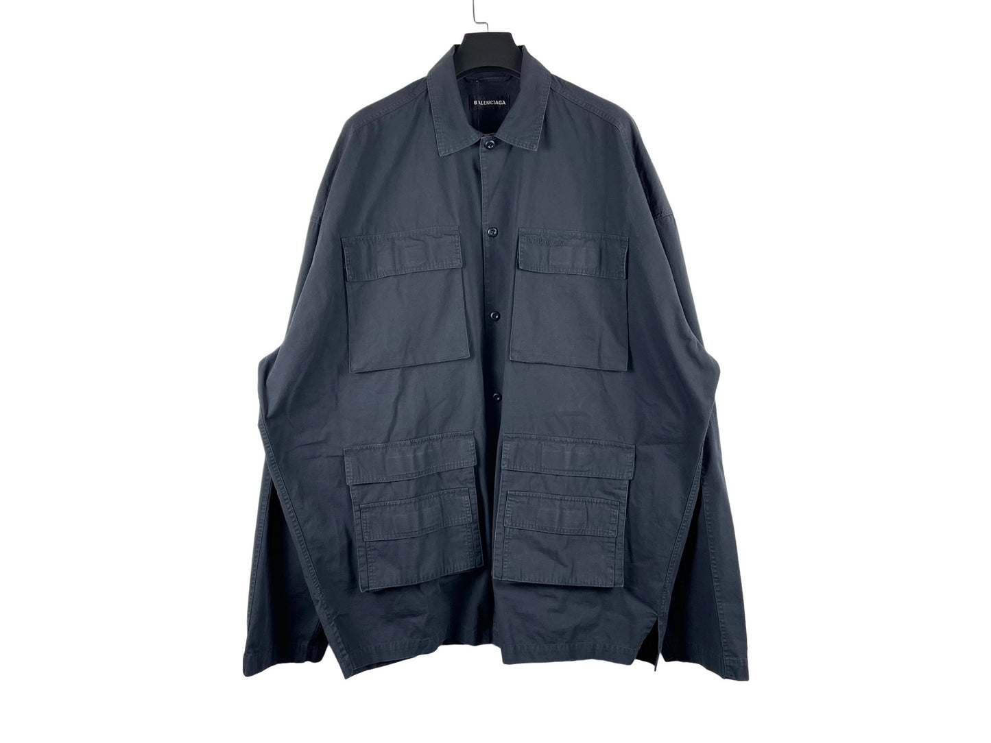 Balenciaga Military Oversized Cargo Shirt Jacket