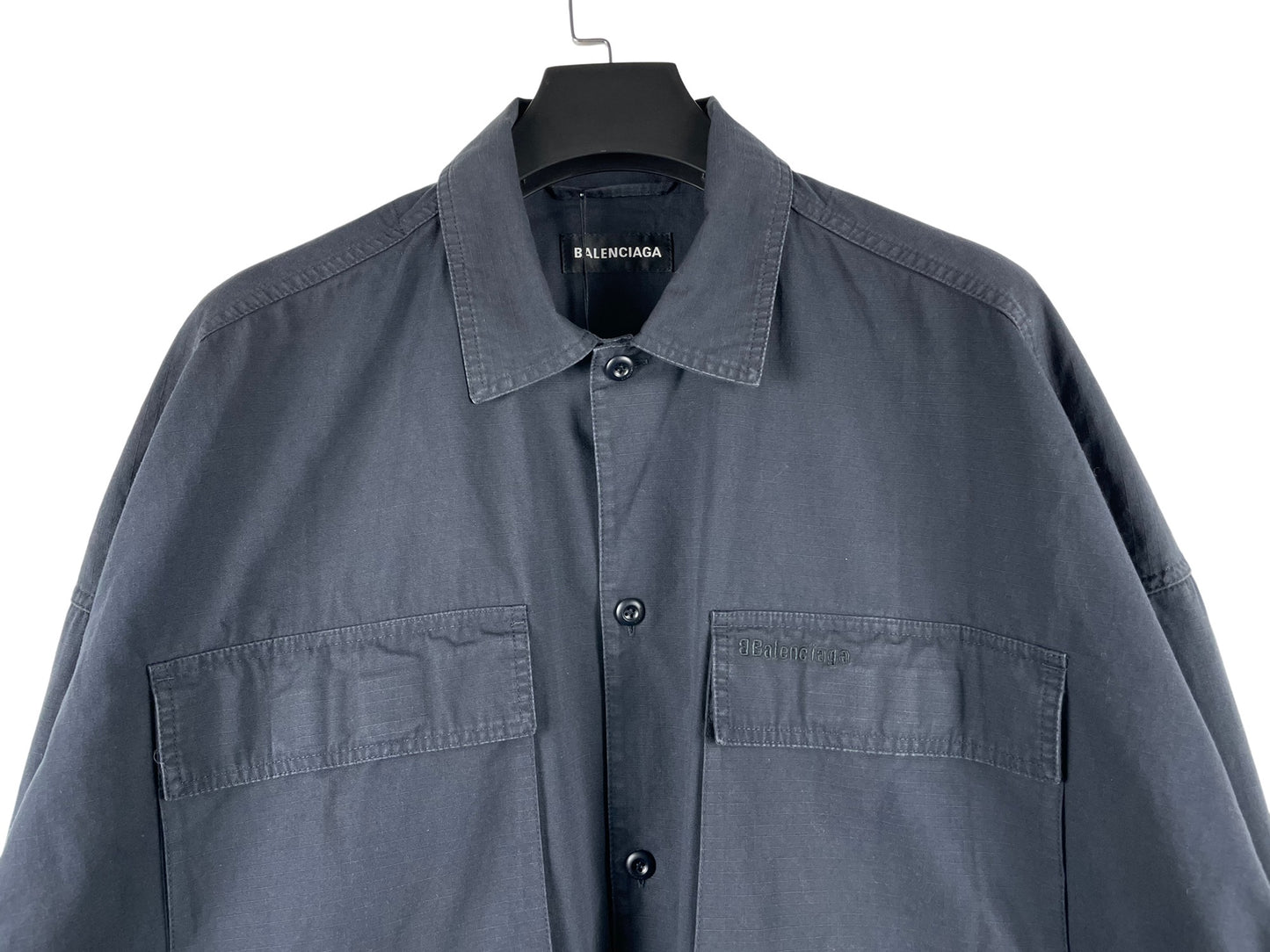 Balenciaga Military Oversized Cargo Shirt Jacket