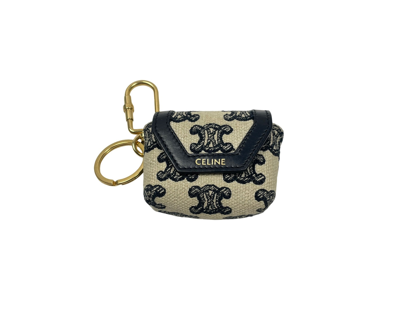 Celine Triomphe Airpods Pro Pouch Keychain